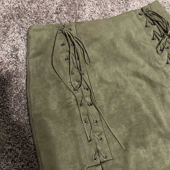 Abbeline suede mini‎ skirt women small - Picture 9 of 9